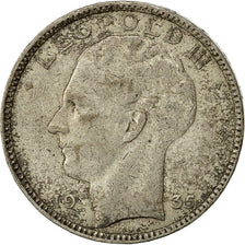 Coin, Belgium, Leopold III, 20 Francs, 20 Frank, 1935, VF(30-35), Silver, KM:105