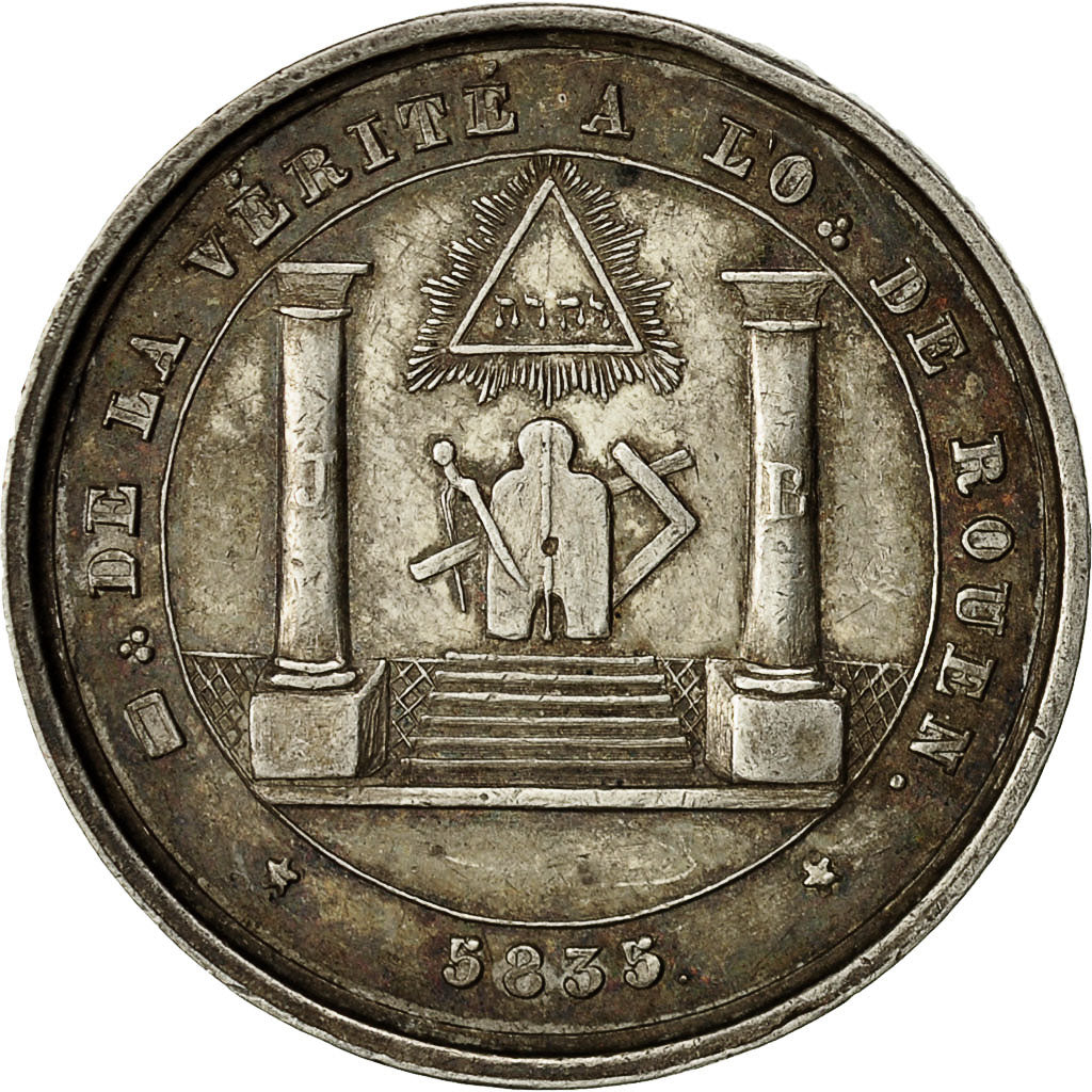 France, Jeton, Orient de Rouen, Loge de la Vérité, Politics, Society, War