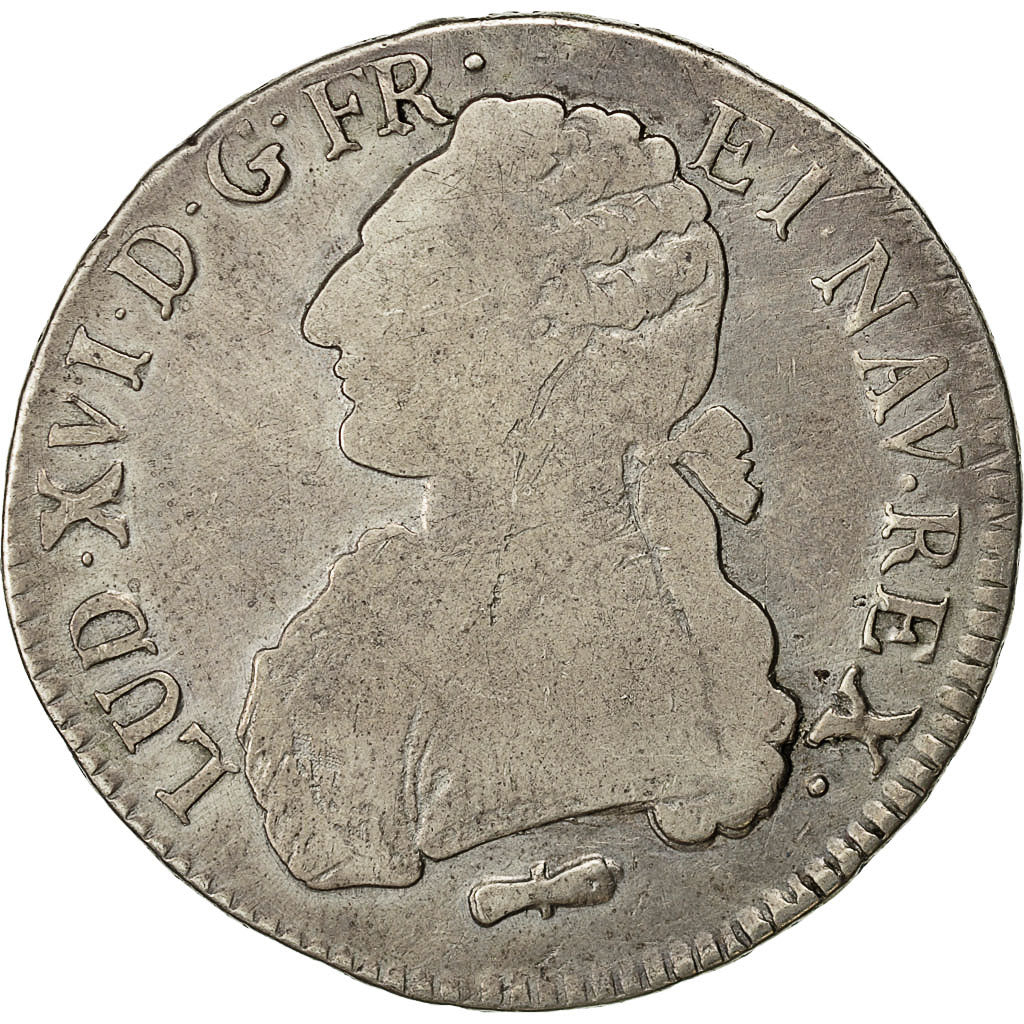 Moneda, Francia, Louis XVI, Écu aux branches d'olivier, Ecu, 1782, Perpignan