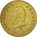 Coin, French Polynesia, 100 Francs, 2008, Paris, MS(60-62), Aluminum-Bronze