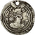 Moneda, Khusro II, Drachm, 590-628, Ray, MBC, Plata