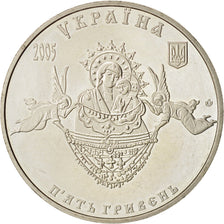 Coin, Ukraine, 5 Hryven, 2005, National Bank Mint, (Kyiv Mint), MS(63)