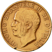 Monnaie, Italie, Vittorio Emanuele III, 10 Centesimi, 1924, Rome, TTB+, Bronze