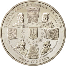 Coin, Ukraine, 5 Hryven, 2011, Kyiv, MS(63), Copper-Nickel-Zinc, KM:629