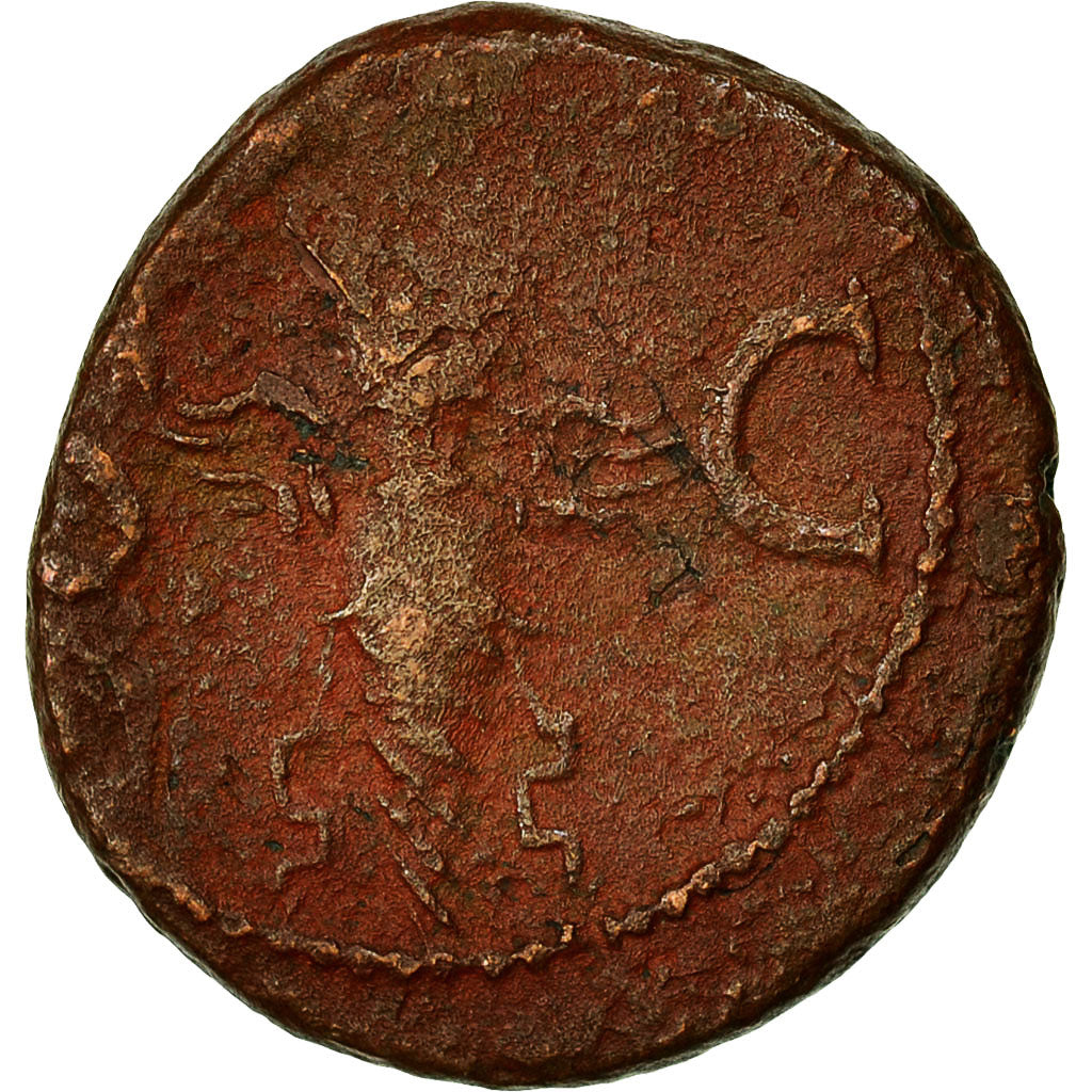 Coin, Augustus, As, 34-37, Rome, VF(30-35), Copper, RIC:83