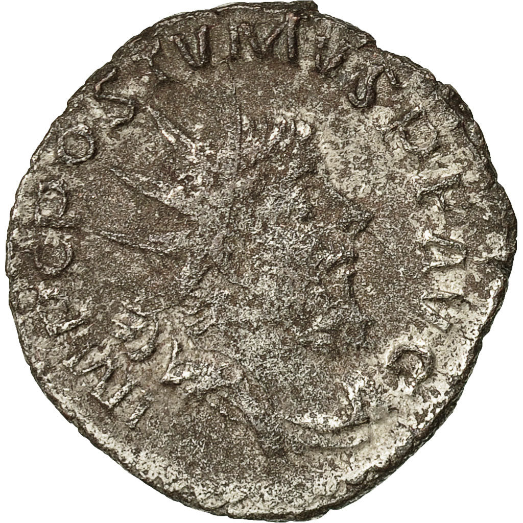 Moneda, Postumus, Antoninianus, 263-265, Trier, BC+, Vellón, RIC:75