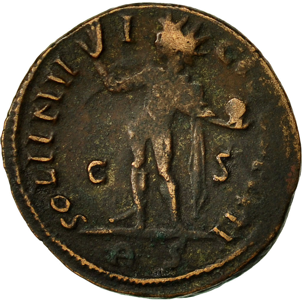 Coin, Constantine I, Nummus, AD 315-316, Rome, AU(50-53), Copper, RIC:40