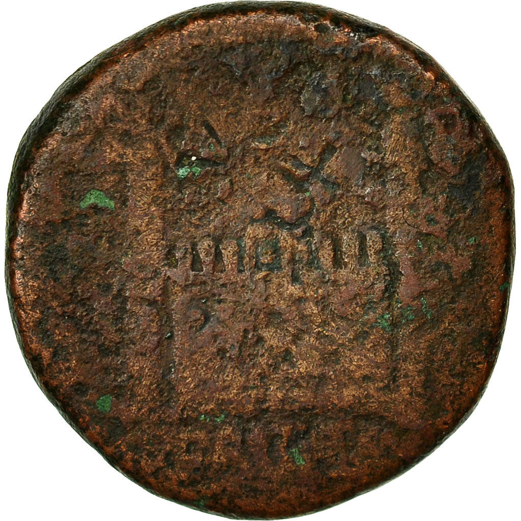 Coin, Tiberius, As, 12-14, Lyons, F(12-15), Bronze, RIC:245