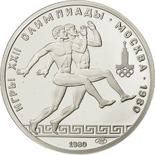 Moneda, Rusia, URSS, 150 Roubles, 1980, Leningrad, FDC, Platino, KM:187