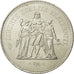 Coin, France, Hercule, 50 Francs, 1976, Paris, MS(63), Silver, KM:941.1