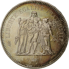 Coin, France, Hercule, 50 Francs, 1978, Paris, MS(63), Silver, KM:941.1