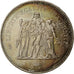 Coin, France, Hercule, 50 Francs, 1978, Paris, MS(63), Silver, KM:941.1