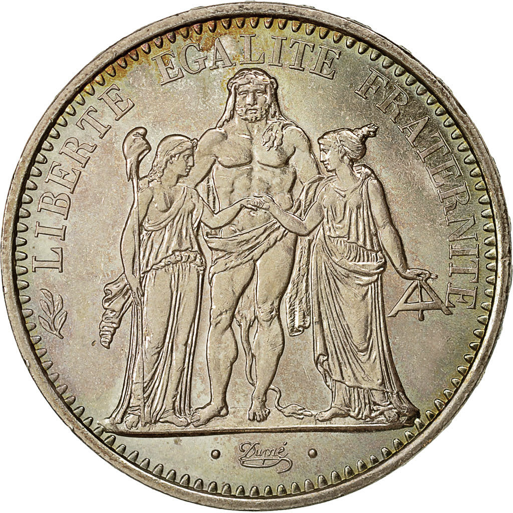 Coin, France, Hercule, 10 Francs, 1966, Paris, MS(63), Silver, KM:932