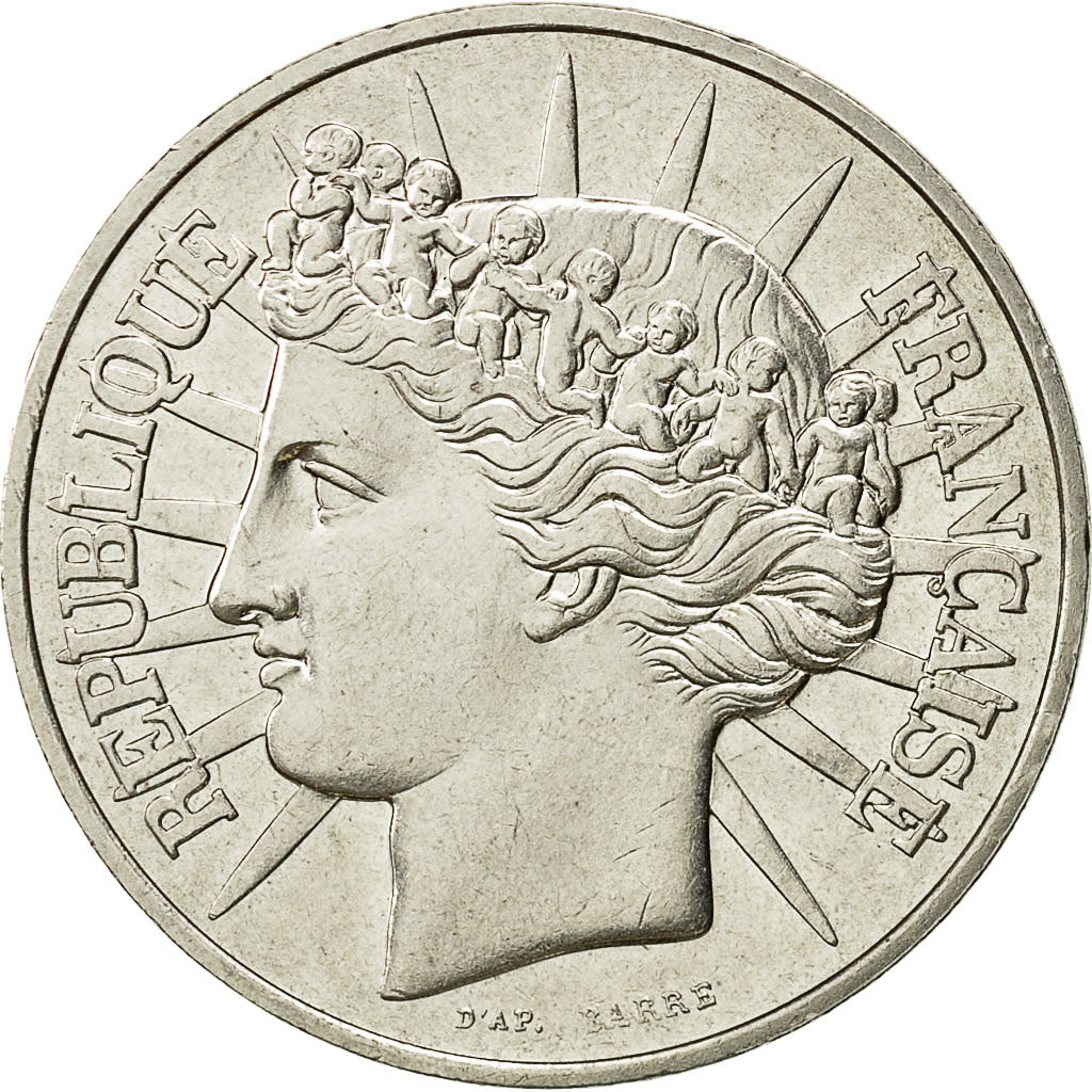 Coin, France, Fraternité, 100 Francs, 1988, MS(60-62), Silver, KM:966