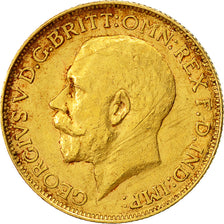 Moneta, Australia, George V, Sovereign, 1919, Perth, SPL-, Oro, KM:29