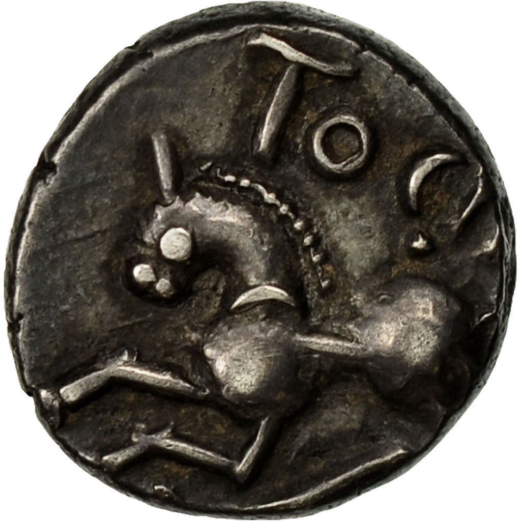 Coin, Sequani, Denarius, 80-50 BC, AU(55-58), Silver, Delestrée:3248