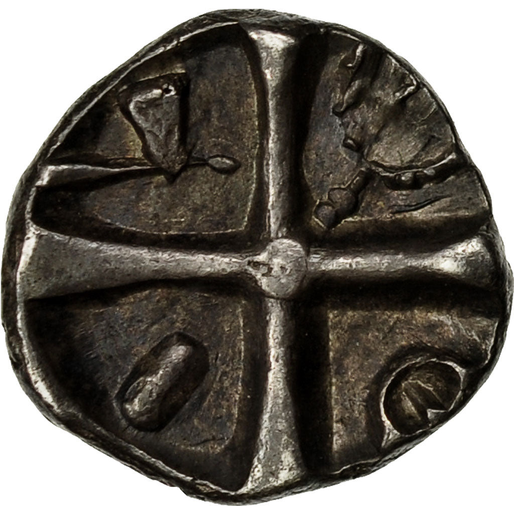 Coin, Petrocorii, Drachm, AU(55-58), Silver