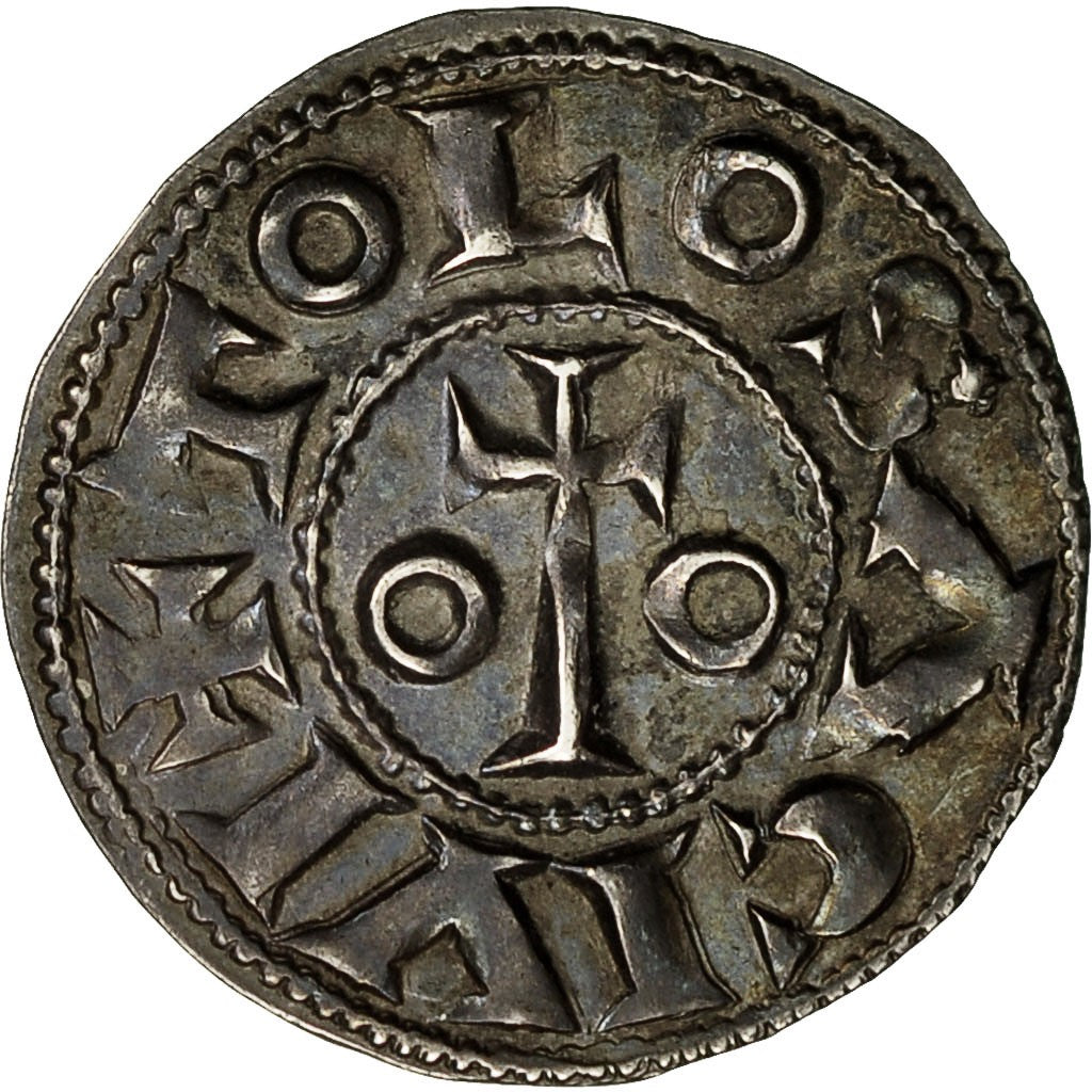 Coin, France, Languedoc, Bertrand, Denier, 1105-1112, Toulouse, MS(63), Silver