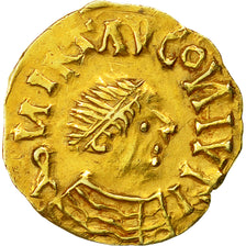 Munten, Frankrijk, Burgondes, Triens, 560-585, PR, Goud, Belfort:5280 var.