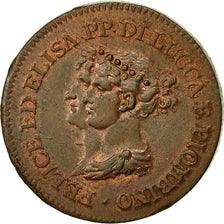Monnaie, États italiens, LUCCA, Felix and Elisa, 3 Centesimi, 1806, SUP