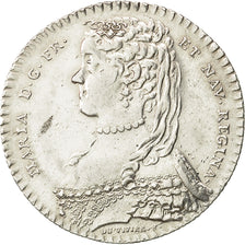 France, Token, Maison de la Reine, 1748, Duvivier, AU(55-58), Silver