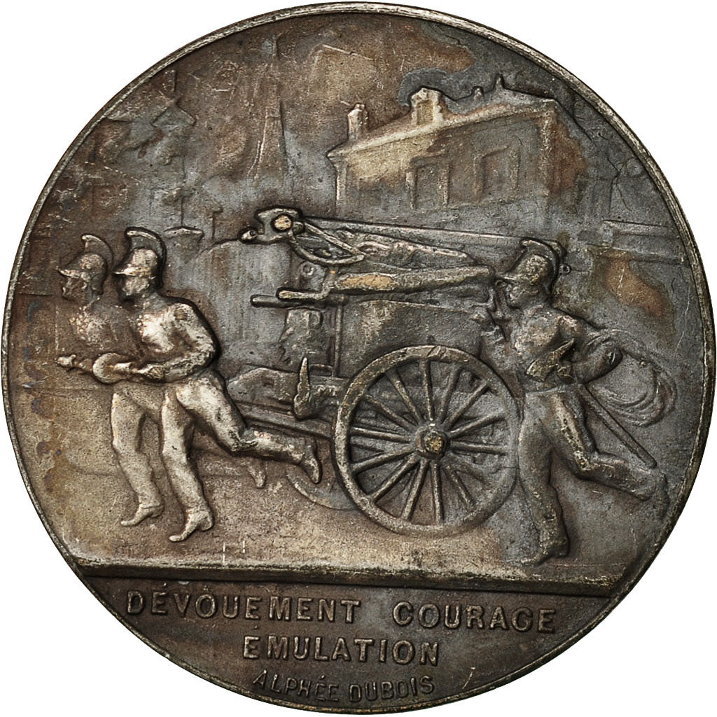 Francja, Medal, Sapeurs Pompiers, Concours de lances, Alphée Dubois, AU(55-58)