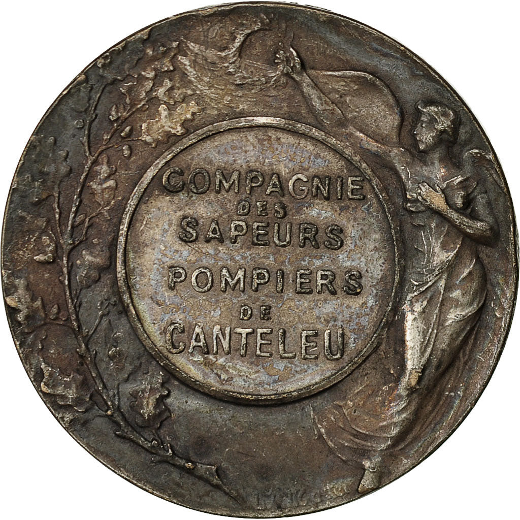 Francja, Medal, Sapeurs Pompiers, Concours de lances, Alphée Dubois, AU(55-58)