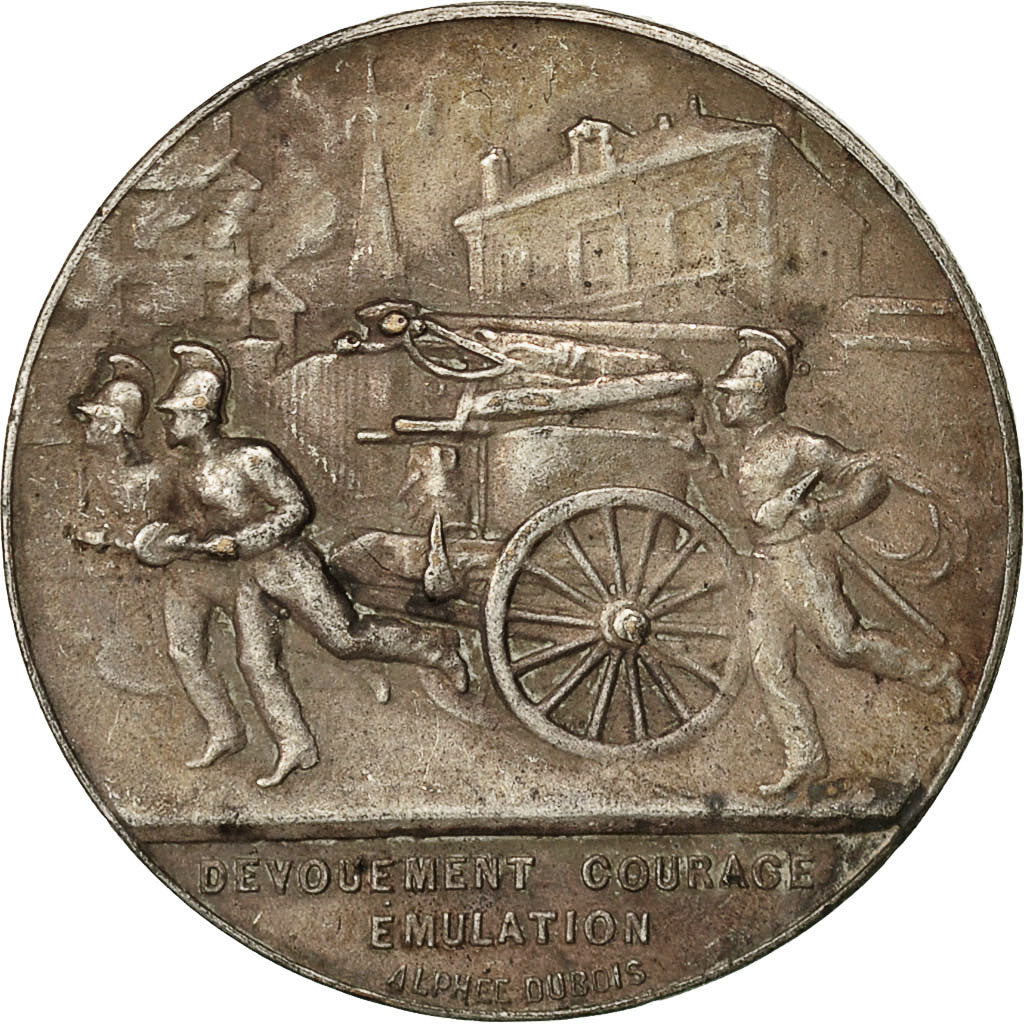 Francia, medaglia, Sapeurs Pompiers, Concours de lances, Alphée Dubois, SPL