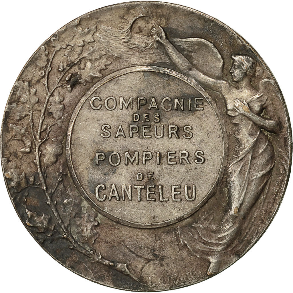 Francia, medaglia, Sapeurs Pompiers, Concours de lances, Alphée Dubois, SPL