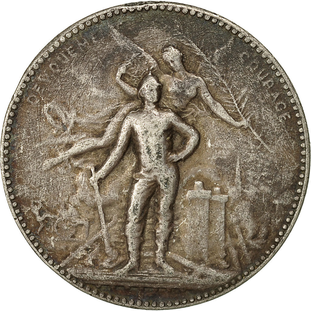 France, Médaille, Sapeurs Pompiers, Concours de lances, TTB+, Argent