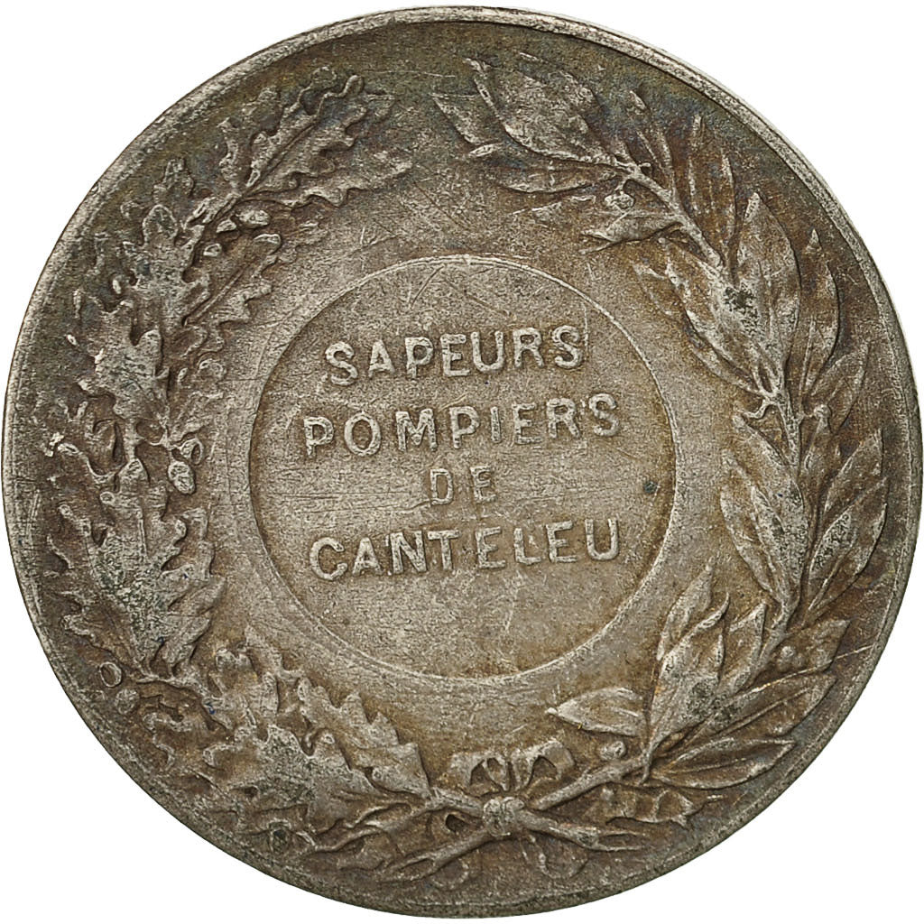 France, Médaille, Sapeurs Pompiers, Concours de lances, TTB+, Argent