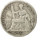 Moneda, INDOCHINA FRANCESA, 10 Cents, 1902, Paris, BC+, Plata, KM:9