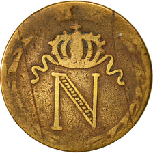 Moneta, Francia, Napoléon I, 10 Centimes, 1808, Lille, MB, Biglione, KM:676.9