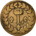 Monnaie, France, Louis XVIII, Decime, 1815, Strasbourg, TB, Bronze