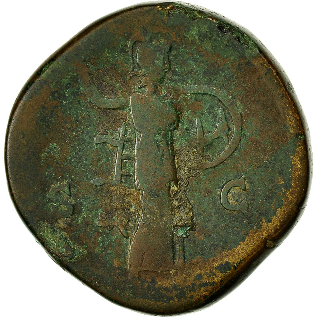 Coin, Marcus Aurelius, Sestertius, 145, Rome, VF(20-25), Copper, RIC:1243a