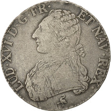 Moneda, Francia, Louis XVI, Écu aux branches d'olivier, Ecu, 1783, Paris, BC+