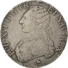 Monnaie, Louis XVI, Écu aux branches d'olivier, 1783, Paris, TB+, Gad. 356