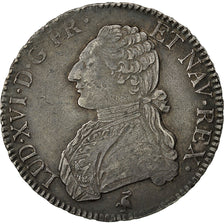 Monnaie, Louis XVI, Écu aux branches d'olivier, 1790, Paris, TTB, Gad. 356
