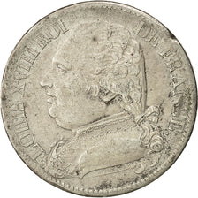 Moneta, Francia, Louis XVIII, Louis XVIII, 5 Francs, 1815, Toulouse, MB+