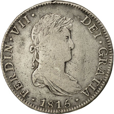 Moneda, México, Ferdinand VII, 8 Reales, 1815, Mexico City, BC+, Plata, KM:111