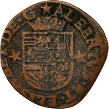 Moneta, Paesi Bassi Spagnoli, BRABANT, Albert & Isabella, Liard, 12 Mites, 1607