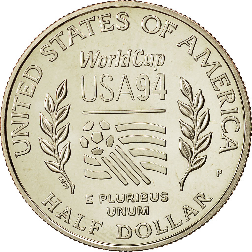 Coin, United States, Half Dollar, 1994 World Cup Soccer, MS(65-70), KM 246