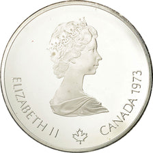 Coin, Canada, Elizabeth II, 10 Dollars, 1973 Olympics, Ottawa, Silver, KM 86.1