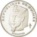 Coin, Guinea, 500 Francs, Echnaton, 1970, MS(63), Silver, KM 22