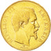 Coin, France, Napoleon III, 50 Francs, 1857, Paris, AU(55-58), Gold, KM 785.1