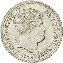 Coin, Italy, NAPLES, Ferdinando II, 10 Grana, 1836, AU(55-58), Silver, KM 323