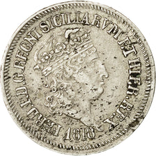 Monnaie, Italie, Royaume des Deux-Siciles, Ferdinando I, 10 Grana, 1818, Argent