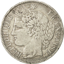 Coin, France, Cérès, 5 Francs, 1870, Bordeaux, VF(20-25), Silver, KM 818.2