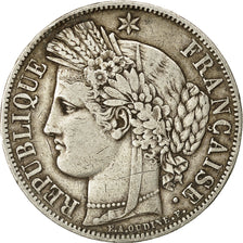Münze, Frankreich, Cérès, 5 Francs, 1849, Paris, SS, Silber, KM:761.1