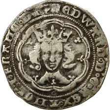 Monnaie, Angleterre, Edouard III, Gros, Londres, TB+, Argent, Spink 1570